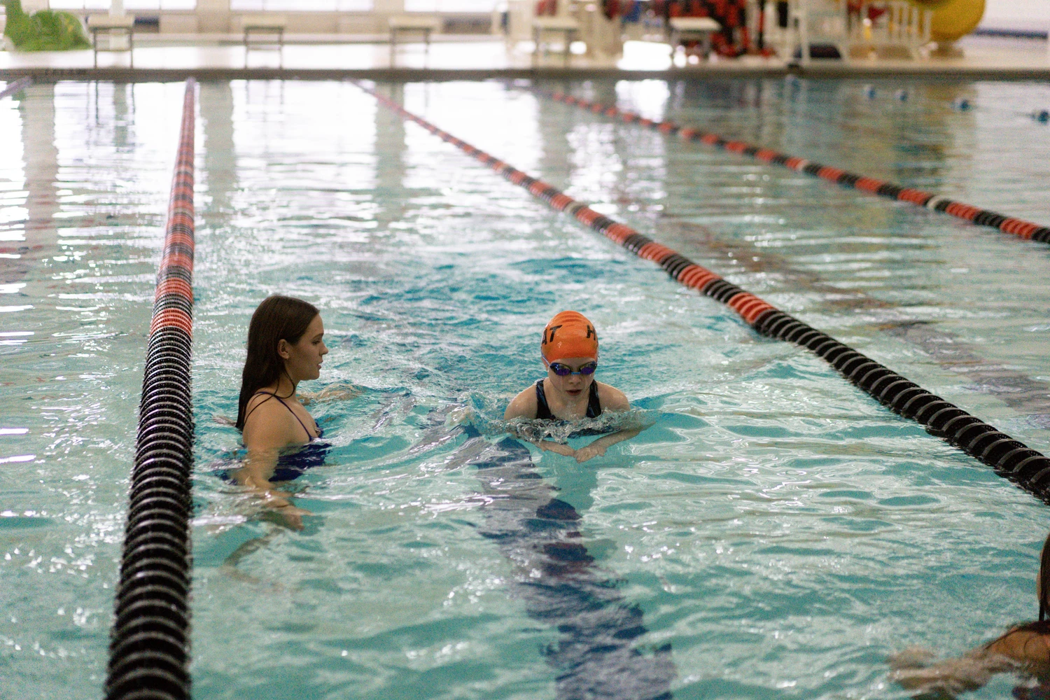 Teaching breaststroke technique